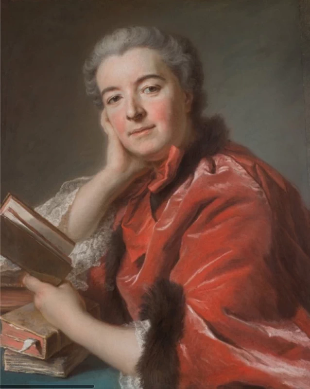 Ritratto di vecchio Mme Rouillé de l'Estang